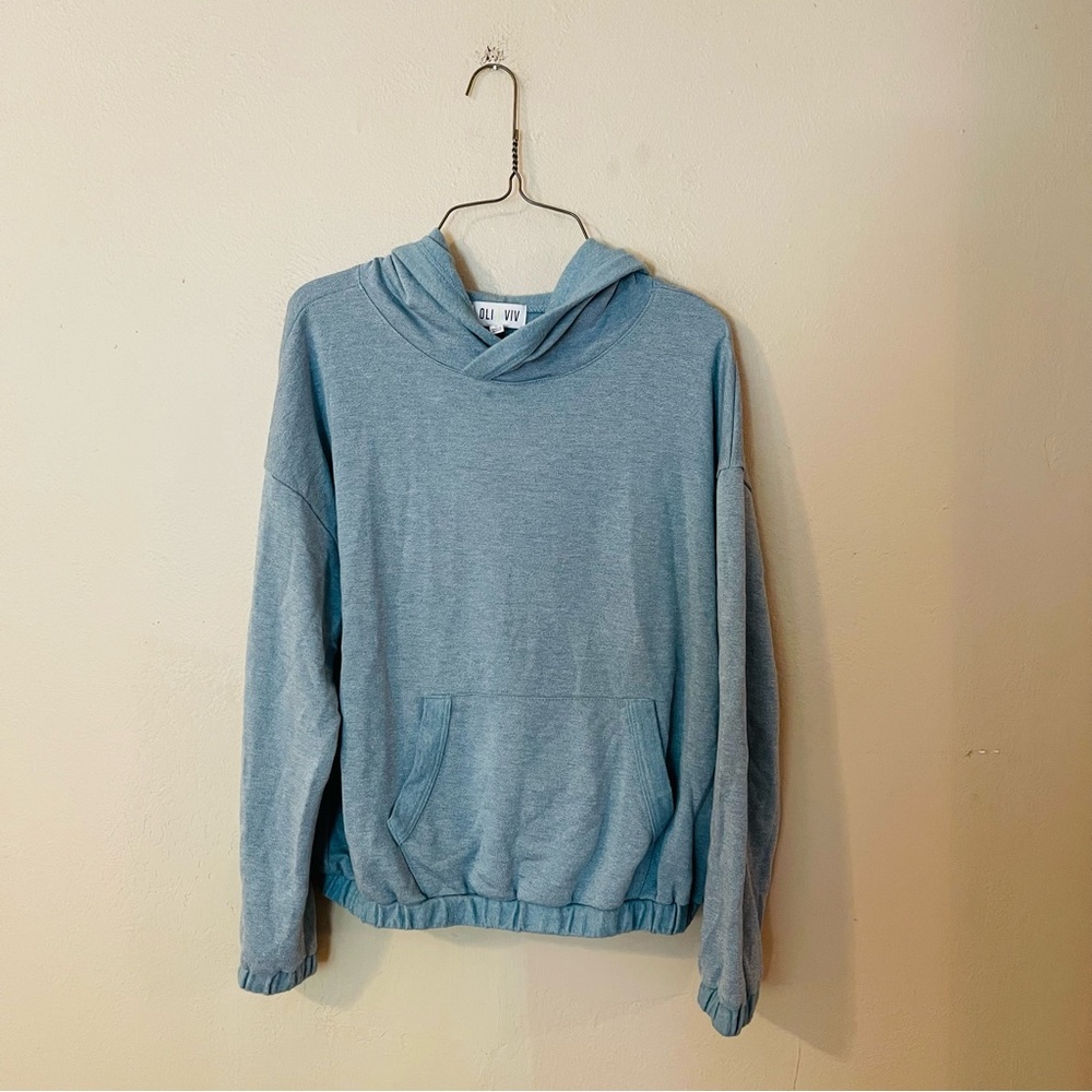 Teal Green Pullover Hoodie